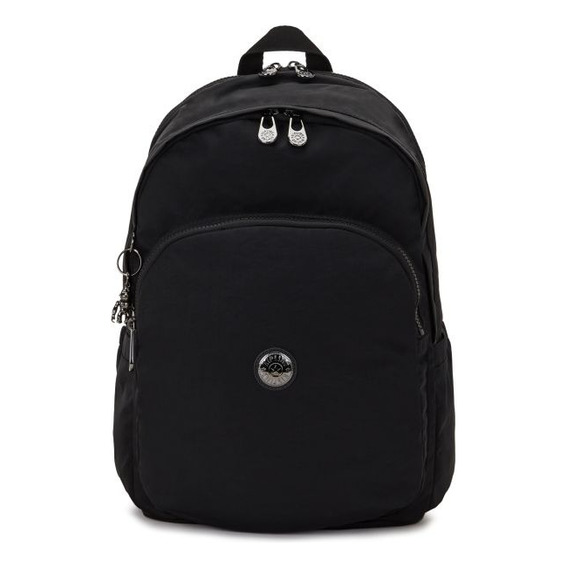 Bolsa Backpack Trabajo Escuela Y Casual Kipling Delia M Diseño Color Solido De Nylon  Endless Black Asas Color Negro