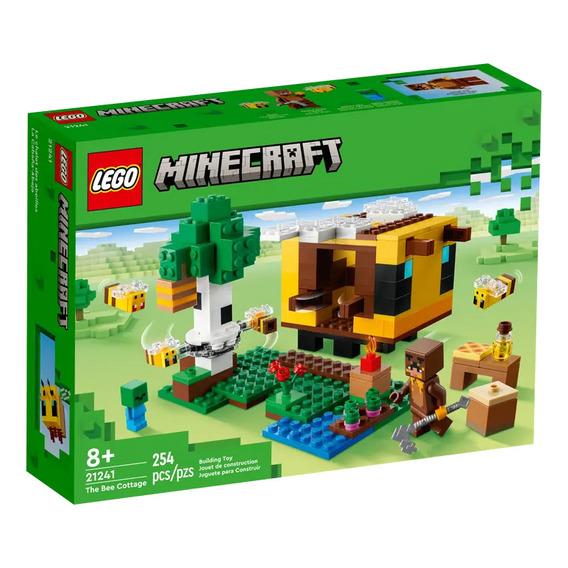 La Cabaña - Abeja Lego Minecraft 254 Pzs