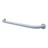 Soporte de pared con asa de barra para baño, 60 cm, sujetador para personas mayores y discapacitadas, color blanco