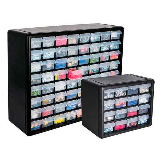 Combo Organizador 16 Bandejas + 64 Gavetas Truper