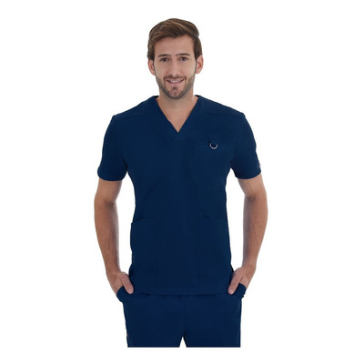 Pijama Medica Quirurgica Antifluidos Hombre Azul Marino