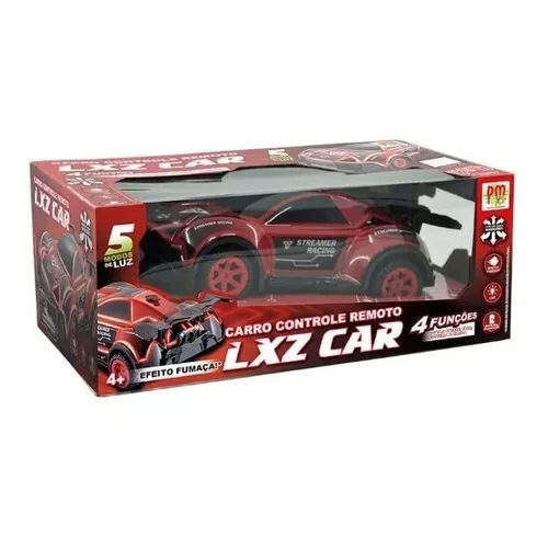 Carro Controle Remoto LXZ Car Efeito Fumaça C/4 Função E Luz