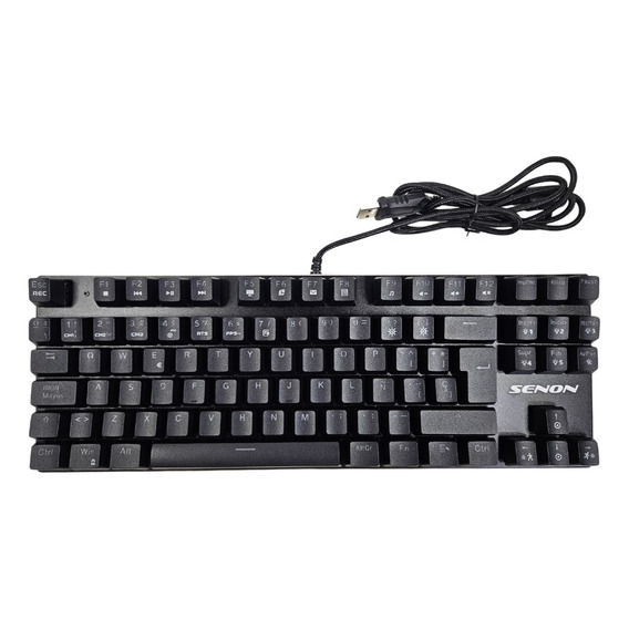 Teclado Mecanico Gamer Retroiluminado Usb Español Tecla Ñ