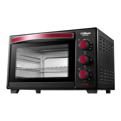 Horno Eléctrico Liliana Ao132 Facilcook 32lts 1750w Tio Musa Color Negro