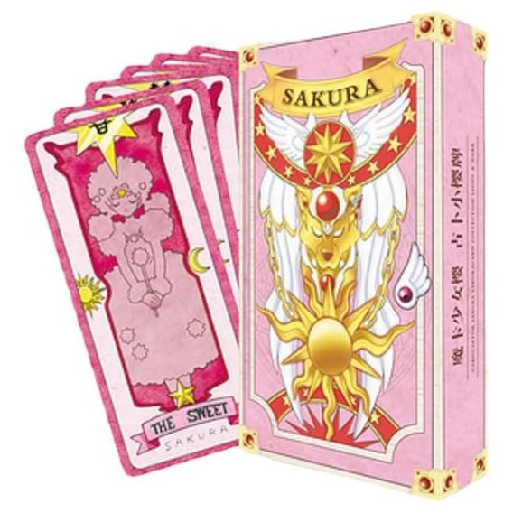 54 Cartas Sakura Card Captor Clow Cosplay Anime Kpop Tarot