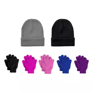 12 Gorro Rocky 12 Guantes Magicos X Mayor Ideal Feria