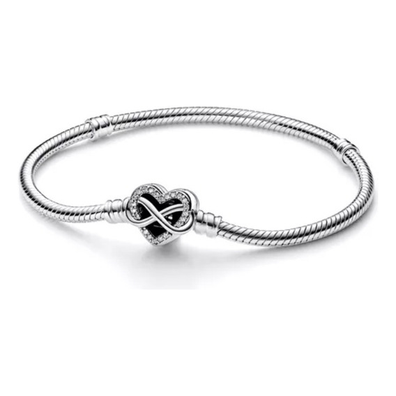 Brazalete Pandora  Corazón Infinito Centelleante + Kit