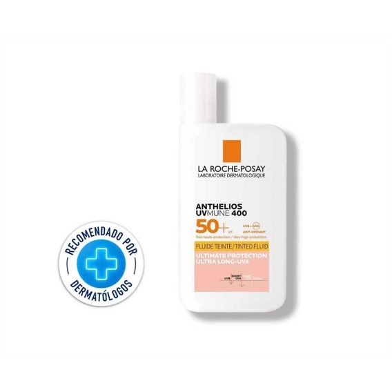 Protector Solar Anthelios Uvmune Fluido C/color Spf50+ 50ml