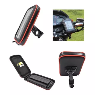 Estuche Para Celular Moto Soporte Impermeable Gps Holders