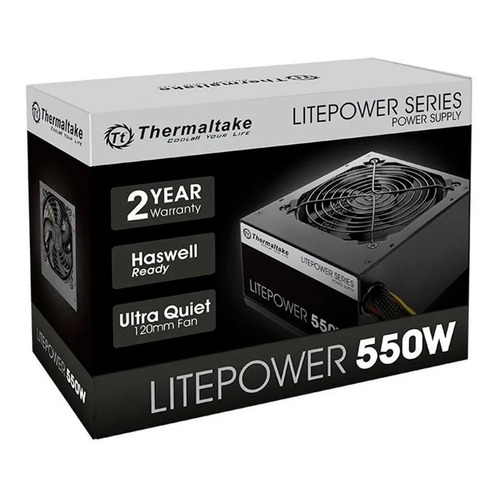 Fuente de alimentación para PC Thermaltake Technology Litepower Series LTP-550NL2NK 550W black 110V/220V