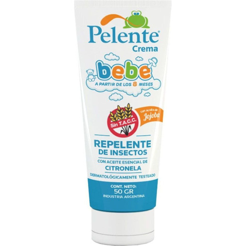 Pelente Crema Repelente De Insectos Bebe +8 Meses 50 Gramos