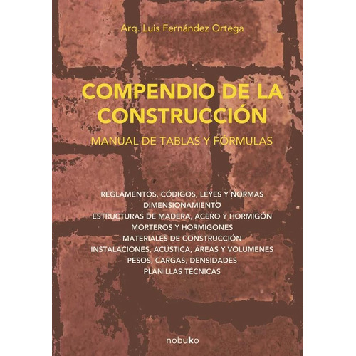 Compendio De La Construccion  F. Ortega