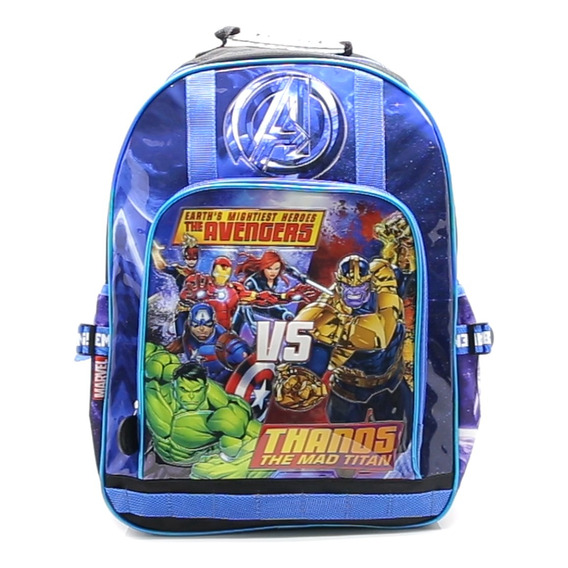 Mochila Cresko 18 Espalda Avengers Vs Thanos (sp043) Color Sp043