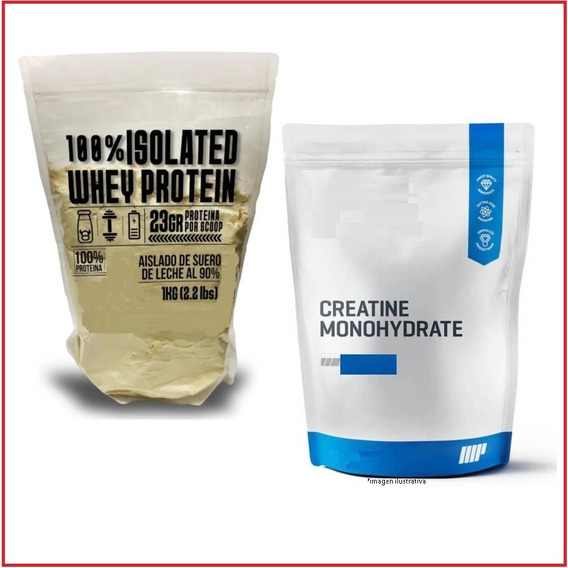 Whey Protein 90 Isolate 1kg + 500gr Creatina Atp