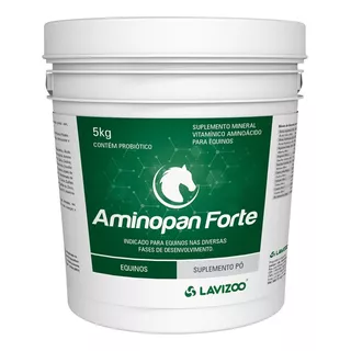 Aminopan Forte 5kg Suplemento Ganho De Massa Equinos Lavizoo