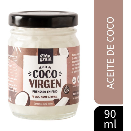 Aceite De Coco Chia Graal Virgen 90ml