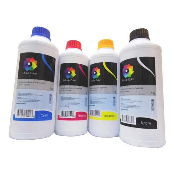 4 Tinta Litro Dye Bro Eps Hp Canon Premium Calidad Foto