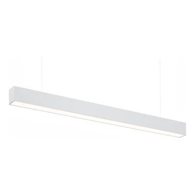 Perfil Led Lineal Dymo 48w Blanco 120cm Colgante O Aplicar Blanco Frio