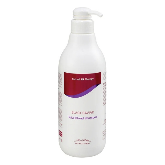  Shampoo Matizador Morado Mon Platin Total Blonde 1000 Ml