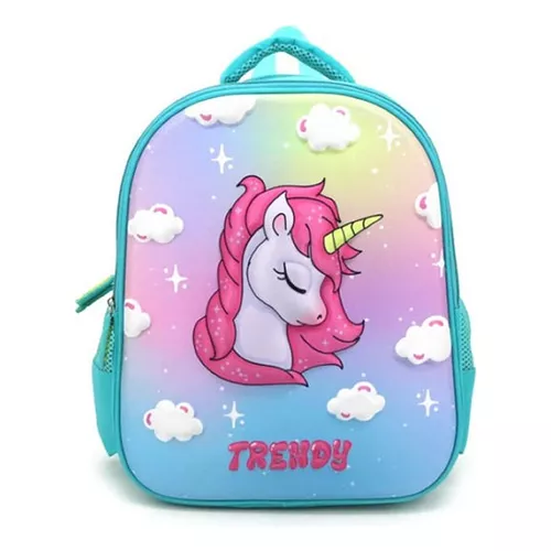 Mochila Unicornio Trendy Jardin Infantil Paseo Niña Nena - Amber Mar