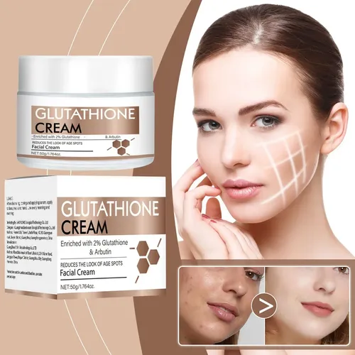 cremas con glutathione AGE-R Glow Capsule Cream de Medicube  Una crema iluminadora cpsulas de Glutathione, colgeno y pptidos que ayuda a:  Unificar el tono  Mejorar luminosidad y glow natural  Kirkman Labs Glutathione Cream ,