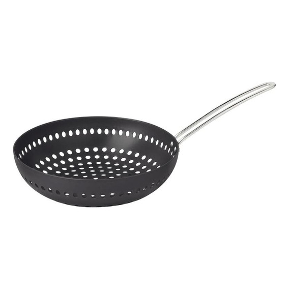 Wok P/parrilla Tramontina Churrasco Perforado Con Mango 26cm