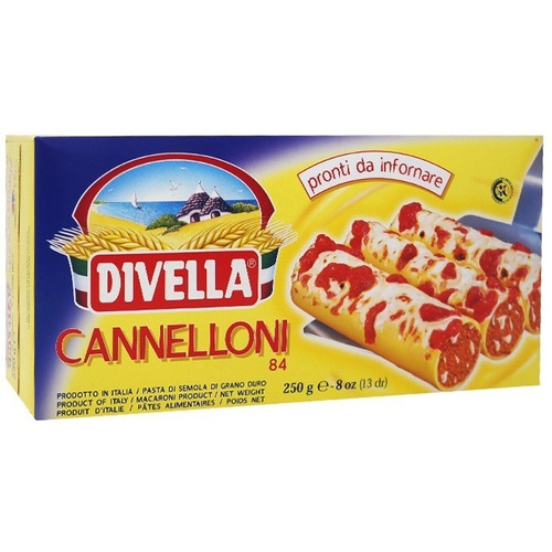 Pasta Divella Cannelloni 250g 100% Italiano !