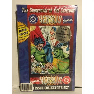 Dc Vs. Marvel. Issue Collector´s Set.1-4+trad.card.dc Inglés