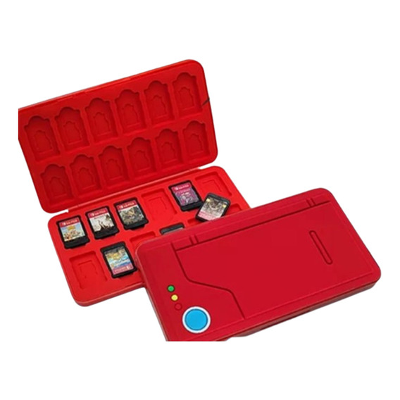 Estuche Pokedex Nuevo Para Cartuchos Nintendo Switch Silicon