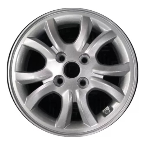 Llantas 14 100% Chevrolet Spark Aleacion 5 Rayos (95217976) Color Gris