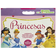 Livro Megapad Colorir E Atividades Princesas Com Adesivos