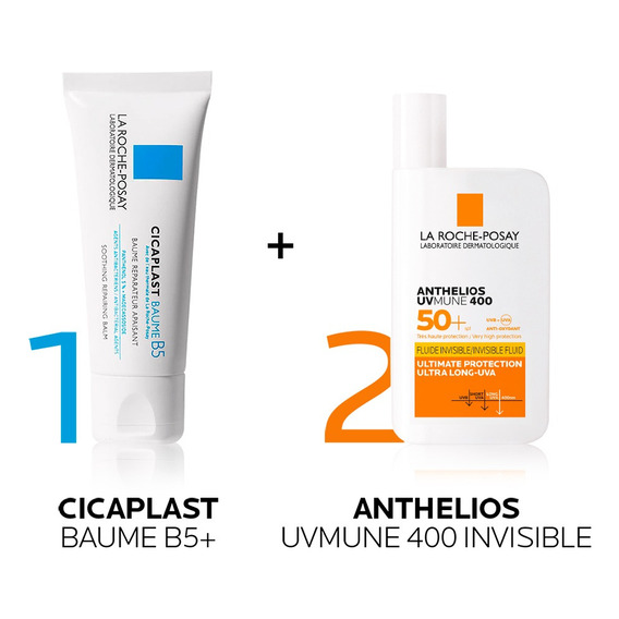 Combo Anthelios Uvmune Fps 50  + Cicaplast Baume B5 