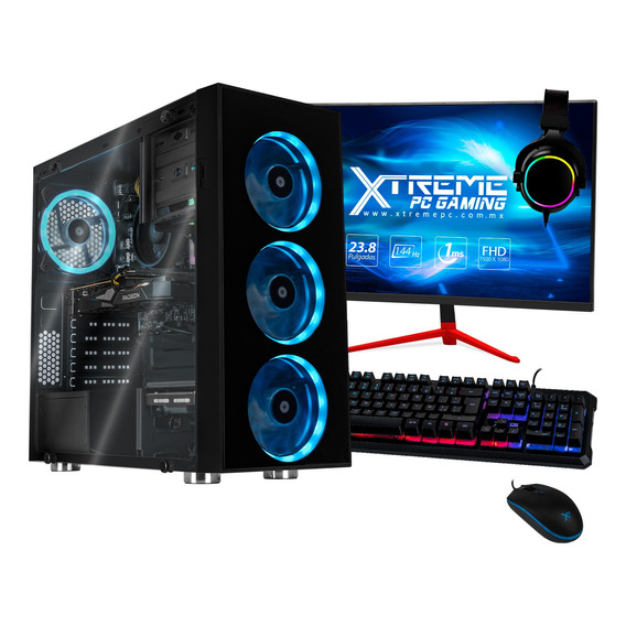 Xtreme Pc Amd Radeon Rx 6500 Xt Ryzen 5 16gb Monitor 144hz