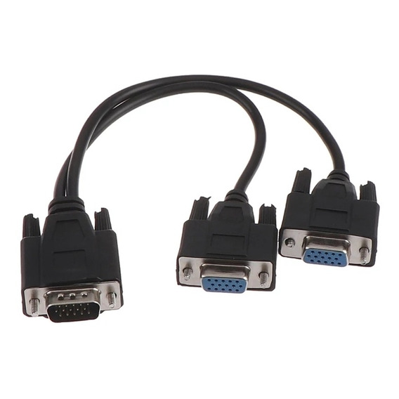 Cable Vga Divisor 2macho X 1 Hembra Ye Video 30cm Portátil