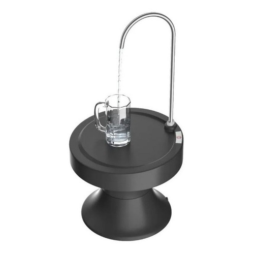 Bomba Dispensador De Agua Electrico Recargable Usb Botellon Color Negro