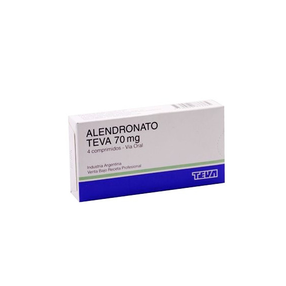 Alendronato Teva  70 Mg  4 Comp