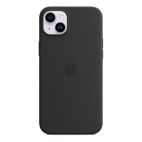 Silicone Case iPhone 14 Plus Con Magsafe Color Negro - Distribuidor Autorizado