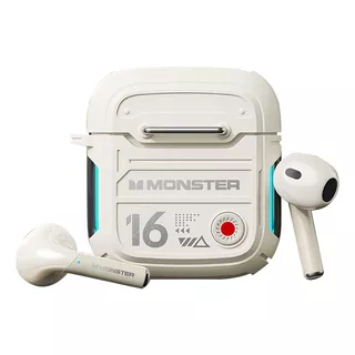 Auriculares Inalámbricos Monster Xkt16 Bluetooth 5.3 Color Beige