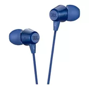 Audifonos Jbl C50hi In Ear Con Cable Manos Libres Azul