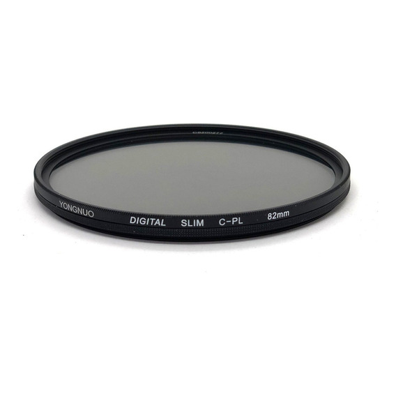 Filtros 82mm Cpl Yongnuo P/ Nikon Canon Sigma Tamron Color Negro