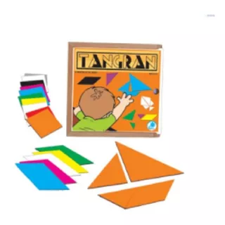 Brinquedo Educativo Tangran 70 Peças 10 Jogos - Simque