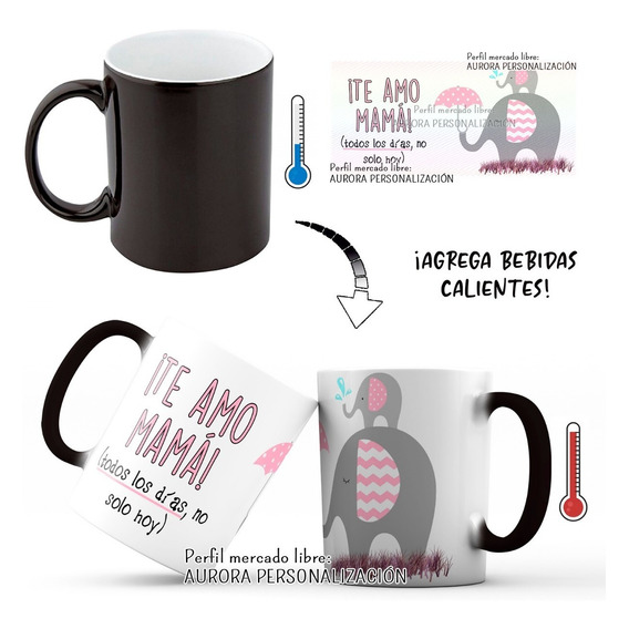 Mug Taza Pocillo Mágico Regalo Para Mamá