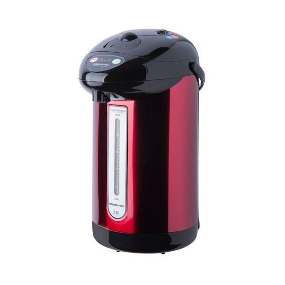 Electron Termo Hervidor Eléctrico / Inox / 2.8 Litros Color Rojo