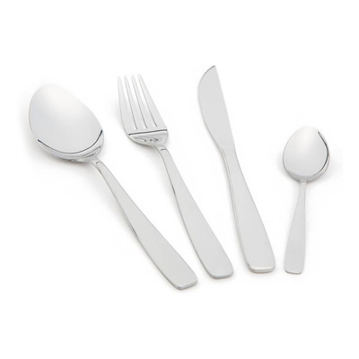 Set De Cubiertos X 24 Tramontina Buzios Ac Inox.