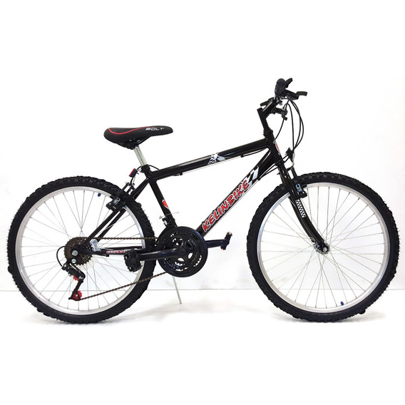 Bicicleta R24 Todo Terreno 18 Velocidades Hombre Negro