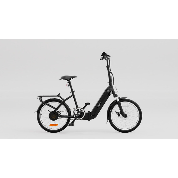 Bicicleta Electrica Plegable Qüint Negra