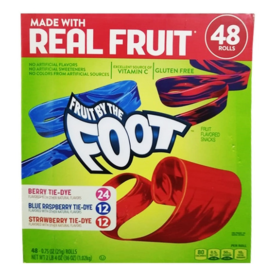 Fruit By The Food Caramelo Con Fruta Real 48 Rollos