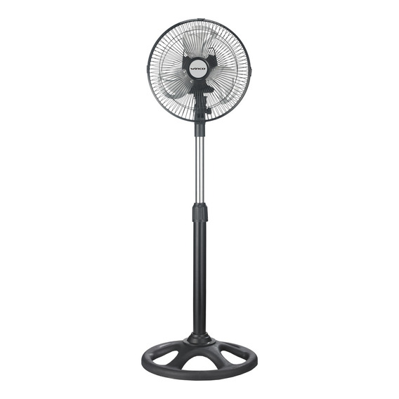 Ventilador De Pie 10 Pulgadas Chico Oscilante Winco W1110 Ep Cantidad De Aspas 3 Color De La Estructura Negro Color De Las Aspas Metal Diámetro 10   Frecuencia 50hz Material De Las Aspas Metalicas