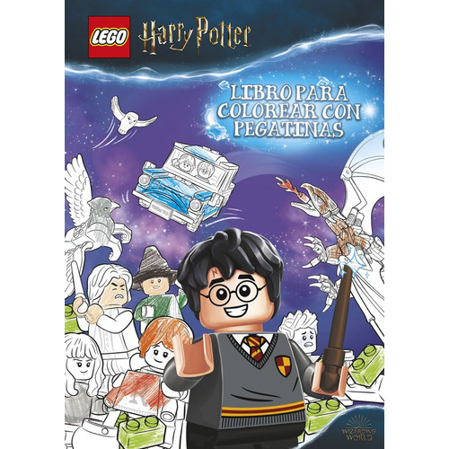 Lego Harry Potter. Libro Para Colorear Con Pegatin, De Lego, Editorial Planeta, Lego, Editorial Planeta. Editorial Planeta Junior En Español