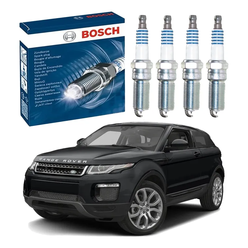 Jogo 4 Velas Ignição Bosch Evoque 2.0 2016 A 2018
